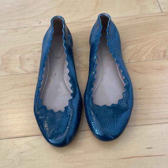 Classic Chloe patent ballet flats - Picture 2 of 4